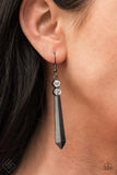 Sparkle Stream - Black Earrings – Paparazzi Accessories