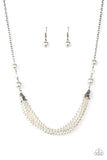 One-WOMAN Show - White Necklace – Paparazzi Accessories