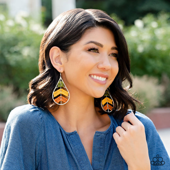 Nice Threads - Multi Earrings – Paparazzi Accessories