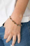Blissfully Beaming - Brown Bracelet – Paparazzi Accessories